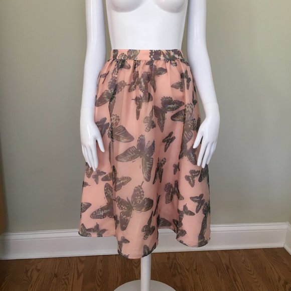 CeCe Dresses & Skirts - CeCe Cynthia Steffe butterfly skirt